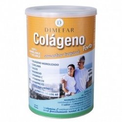 colageno forte dimefar sabor tropical con colageno curcuma calcio magnesio acido hialuronico y vitaminas c d3 y k2