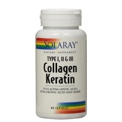 solaray collagen keratin 60 caps